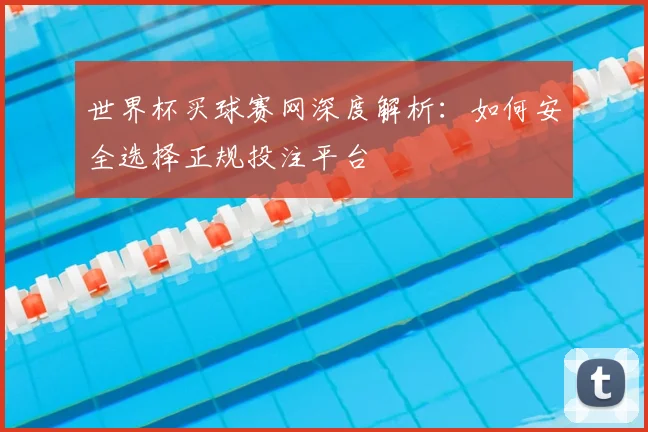 世界杯买球赛网深度解析：如何安全选择正规投注平台