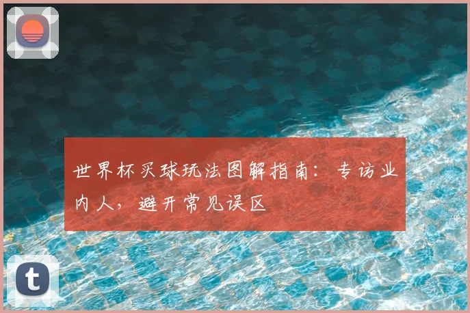 世界杯买球玩法图解指南:专访业内人,避开常见误区